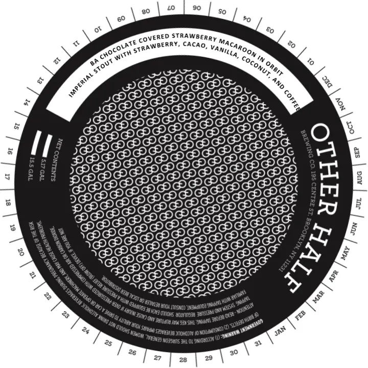 Label: Other Half Brewing CO. — Ba Chocolate Covered Strawberry Macaroon IN Orbit