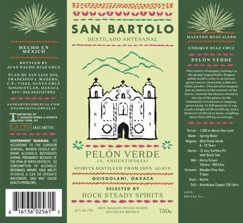 Label: San Bartolo — Pelon Verde