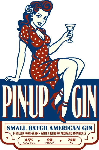 Label: Pin-Up Gin