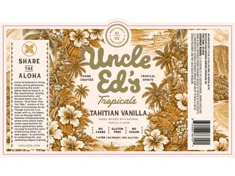 Label: Uncle Ed's — Tahitian Vanilla