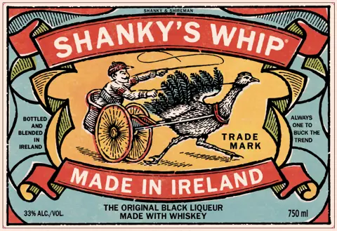 Label: Shanky's Whip — The Original Black Liqueur