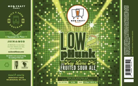 Label: Mobcraft Beer — Low Phunk Key Lime Pie