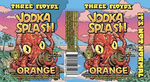 Label: Three Floyds — Vodka Splash