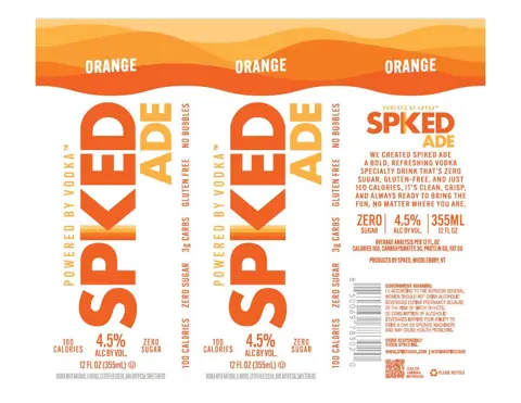 Label: Spked Ade — Orange