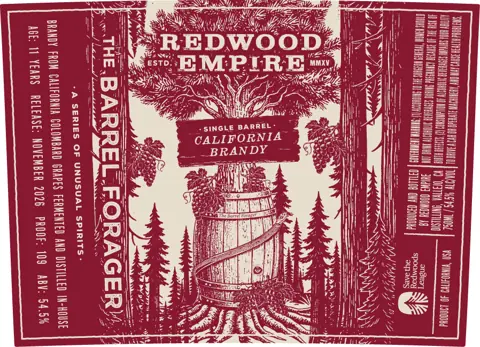 Label: Redwood Empire — The Barrel Forager Brandy