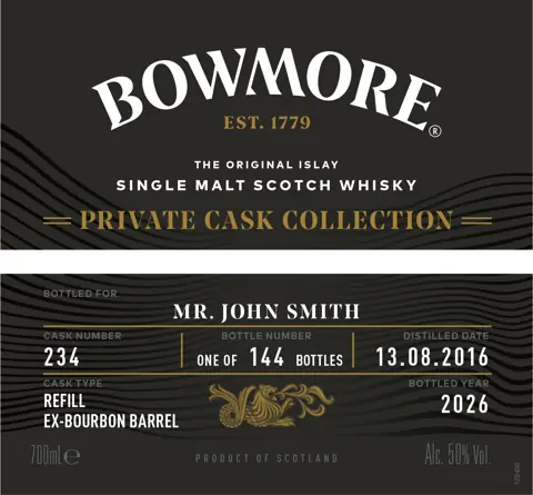 Label: Bowmore