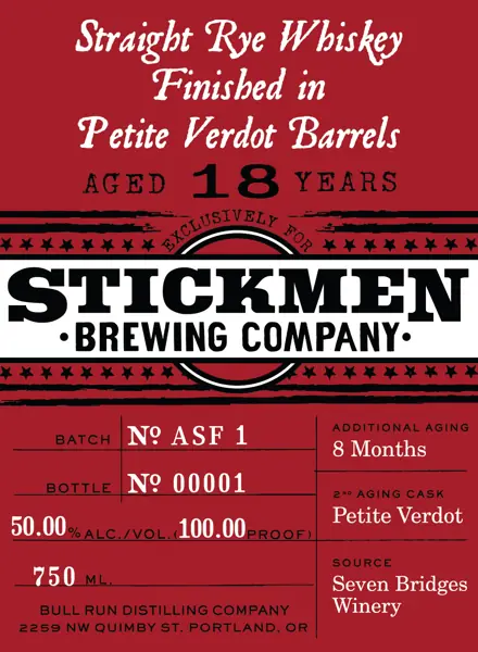 Label: Exclusively For Stickmen Brewing Company