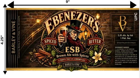 Label: Ebenezer's Spiced Bitter — Esb
