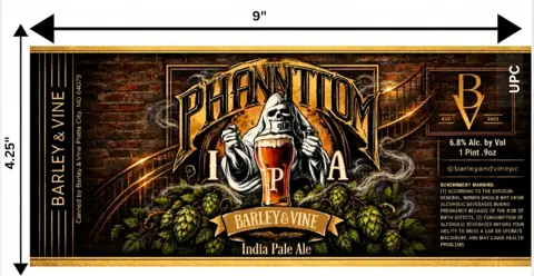 Label: Phannttom India Pale Ale