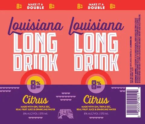 Label: Abita Distilling CO. — Louisiana Long Drink