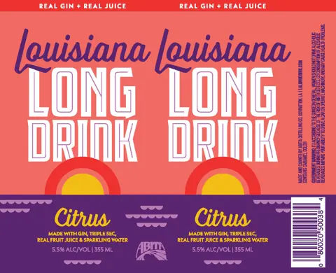 Label: Abita Distilling CO. — Louisiana Long Drink