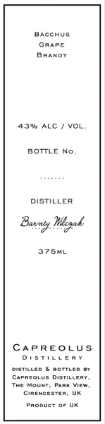Label: Capreolus — Bacchus Grape