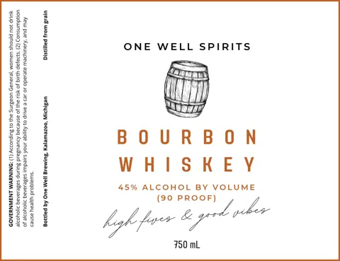 Label: One Well Spirits — One Well Bourbon