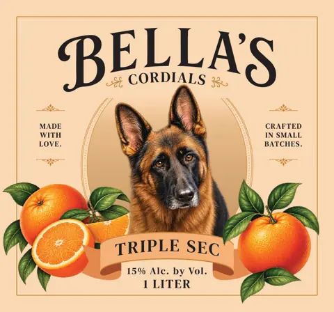Label: Bella's Cordials