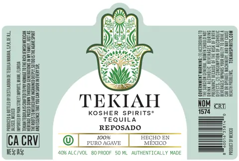 Label: Tekiah Kosher Spirits