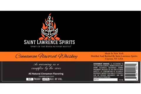 Label: Saint Lawrence Spirits — Cinnamon