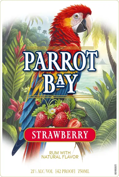 Label: Parrot Bay — Strawberry