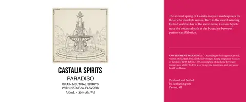 Label: Castalia Spirits — Paradiso