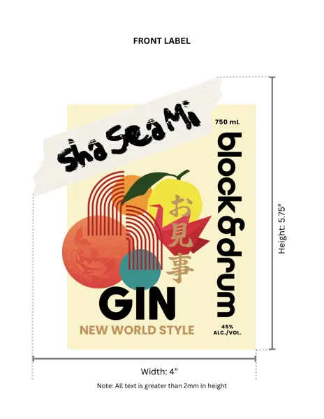 Label: Sha Sea MÍ Gin