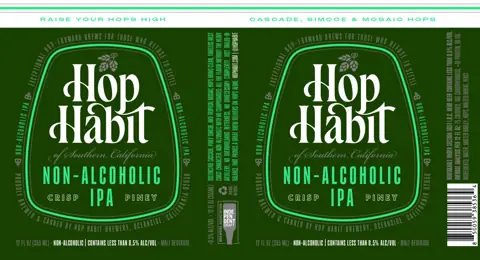 Label: Hop Habit — Non Alcoholic IPA
