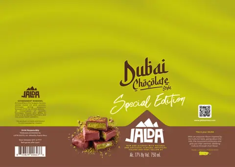 Label: Jalda — Dubai Chocolate