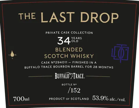 Label: The Last Drop — 34 Years Old