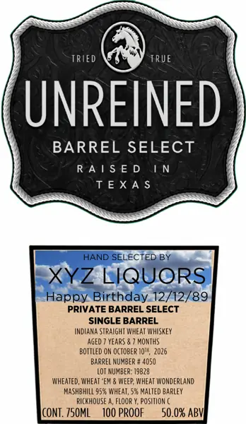 Label: Unreined — Barrel Select
