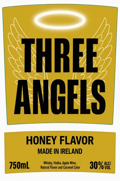 Label: Three Angels — Honey Flavor