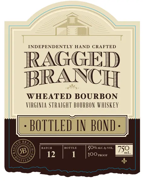 Label: Ragged Branch — Wheated Bourbon Bottled IN Bond