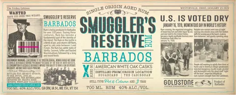 Label: Smugglers Reserve — Barbados