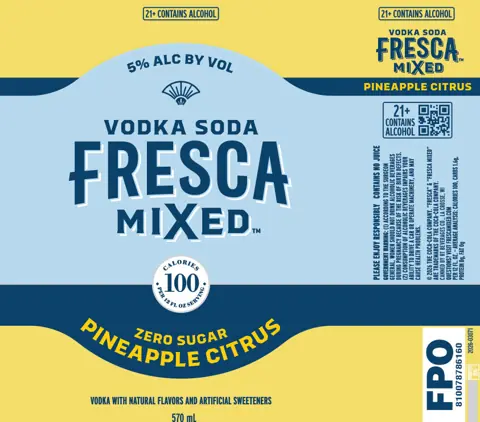 Label: Fresca Mixed — Pineapple Citrus
