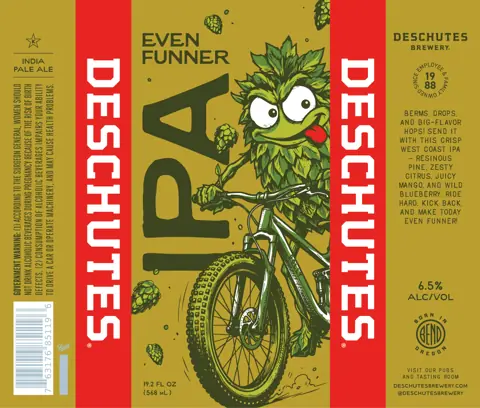 Label: Deschutes Brewery — Even Funner IPA