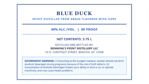 Label: Denning's Point Distillery LLC — Blue Duck