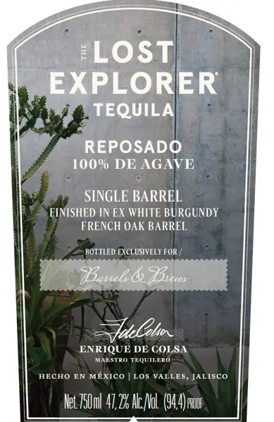 Label: The Lost Explorer — Reposado