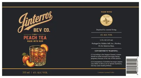 Label: Jinterros — Peach Tea