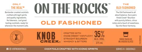 Label: On the Rocks — Old Fashioned