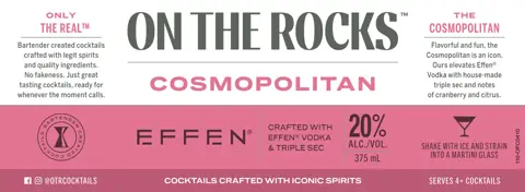 Label: On the Rocks — Cosmopolitan