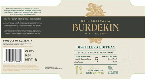 Label: Burdekin