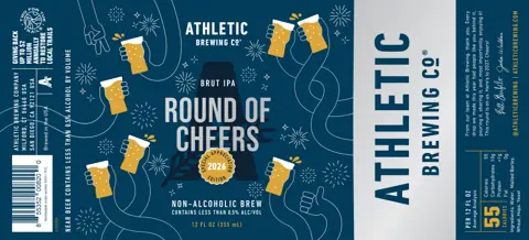 Label: Athletic Brewing Company — Round of Cheers