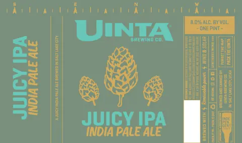 Label: Uinta Brewing Company — Juicy IPA