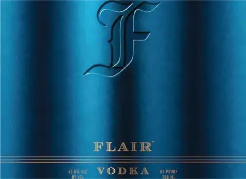 Label: Flair Vodka
