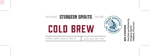 Label: Sturgeon Spirits — Cold Brew