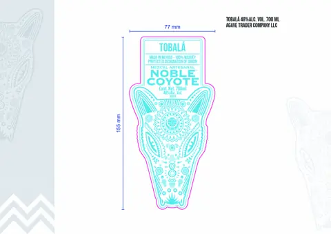 Label: Noble Coyote — Mezcal Artesenal Tobala