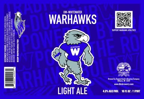 Label: Uw-Whitewater Warhawks Light