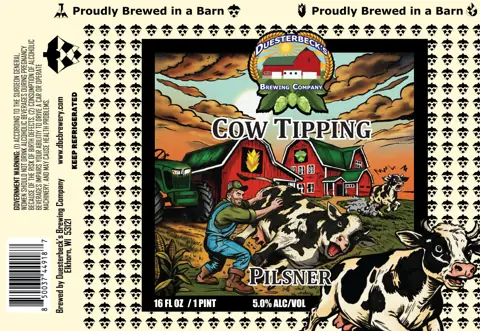 Label: Cow Tipping Pilsner