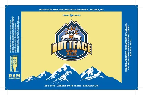 Label: Amber Ale — Buttface