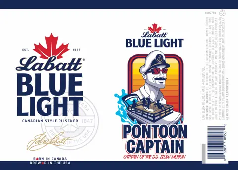 Label: Labatt — Blue Light