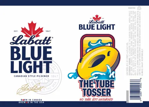 Label: Labatt — Blue Light