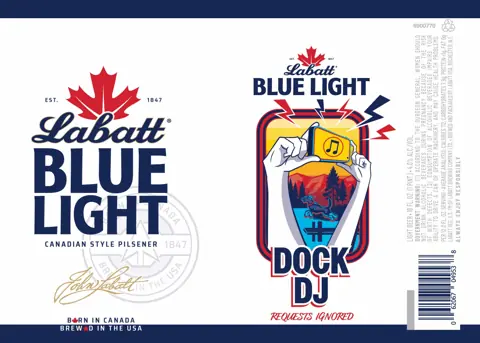 Label: Labatt — Blue Light