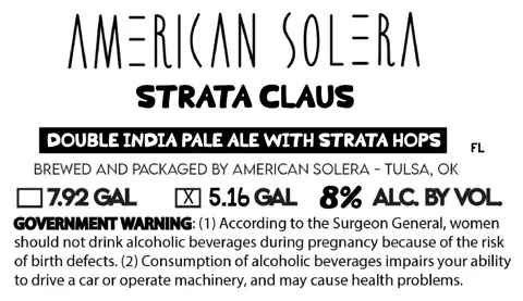 Label: American Solera — Starta Claus